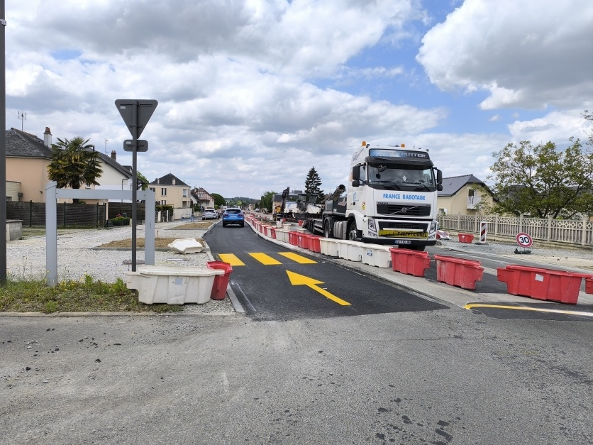 La rue Lemonnier avant le démarrage des travaux