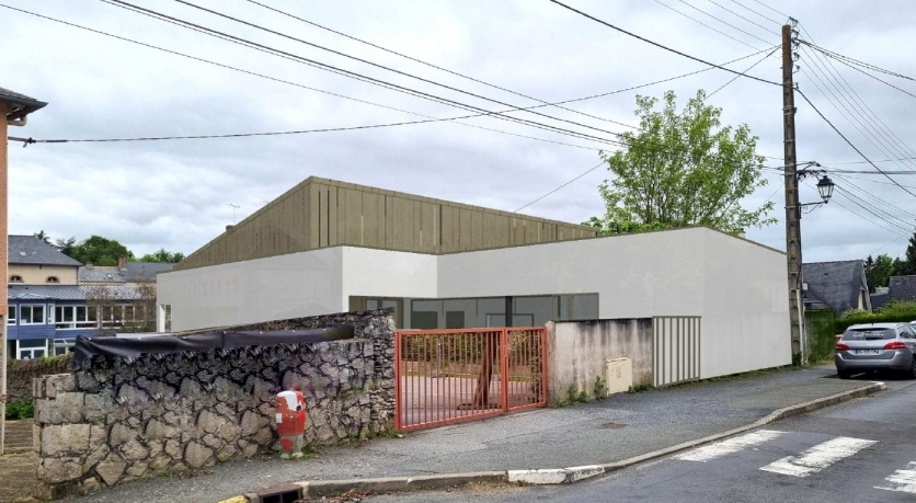 Perspective du futur restaurant scolaire 