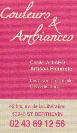 Couleurs et Ambiances ( fleuriste)